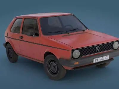 Volkswagen Golf I  3D model