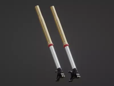 Motorcycle forks 3D model