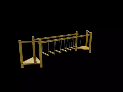 Wackelseil 3D model