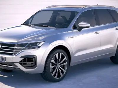 Volkswagen Touareg R-line 2019 3D model
