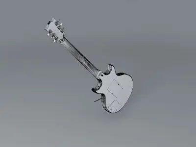 Gibson Les Paul DC FL Free 3D model