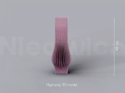 NIEDWICA VASE E-6 3D PRINTING VASE 3D MODEL STL FILE 3D print model