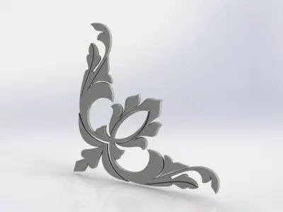 Ornament - Design L1 Low-poly 3D model