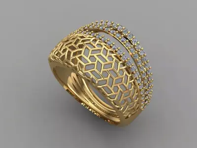 Women Ring 3DM Womens Ring 3d models 3D print model 3D print model