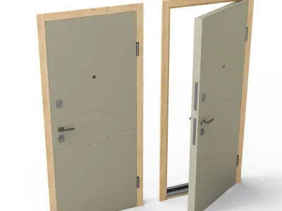 Carly Door 3D model