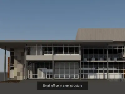 Workplace and office 3D Model Collection