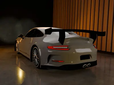 Model Porsche 911 3D Low-poly 3D model