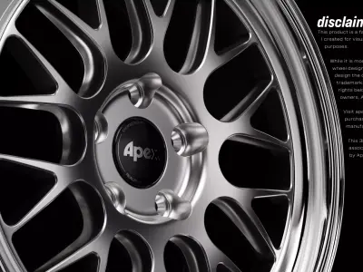 Apex ML-10RT Wheel 3D model