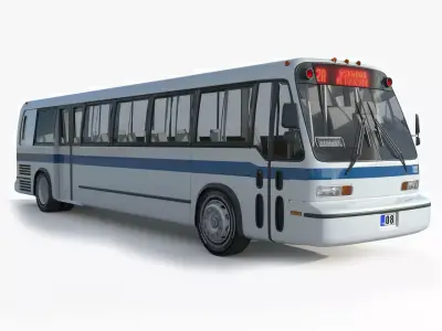 GMC RTS 1981 Bus 3D model