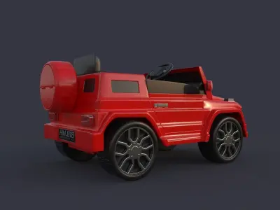Electric Car for Kid 3D model