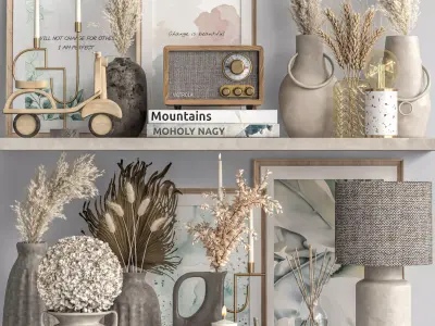 Decorative set 42 3D model