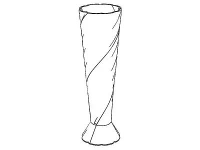 Spiral Complex Vase 3D print model