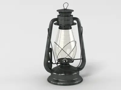 Oil Lantern 2 3D model