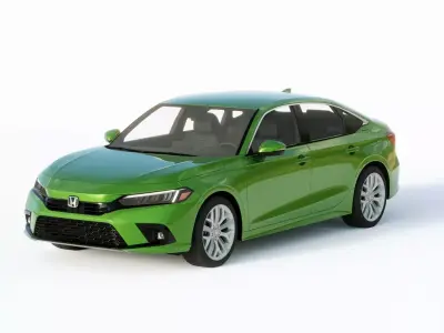 Honda Civic sedan 2022 3D model by Bug-IRL3D