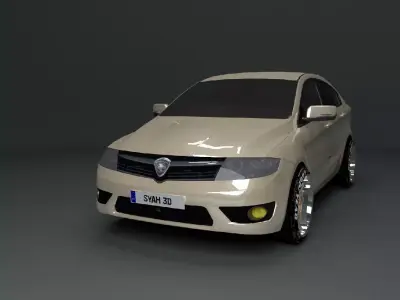 Proton Preve Low-poly 3D model