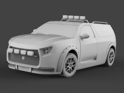 SUV Truck Concept 2020 3D model