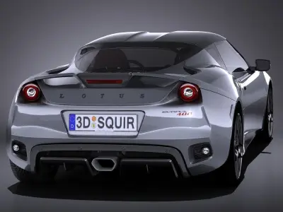 Lotus Evora 400 2017 VRAY 3D model