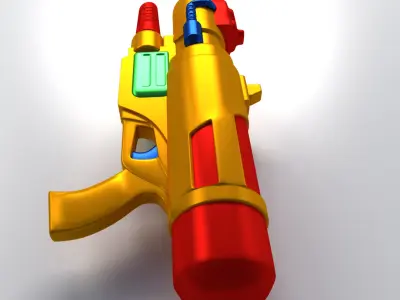 Water Gun 3D model