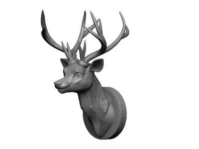 deer head 3D print model