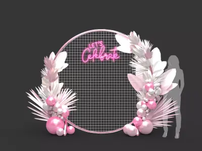 Balloon Arch 5 3D model