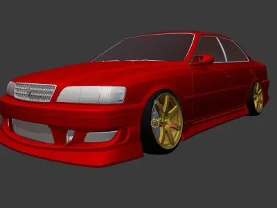 Origin Streamline JZX100 Chaser kit with Sunroof Body  3D model