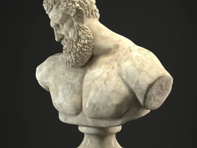 Hercules Bust 3D model