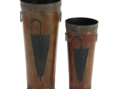 Ciccone Iron Freestanding Umbrella Stand 3D model