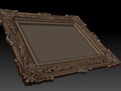 Decorative frame 3D model