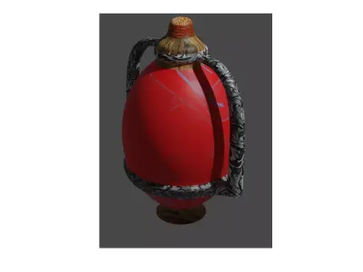 Healing grenade Free low-poly 3D model