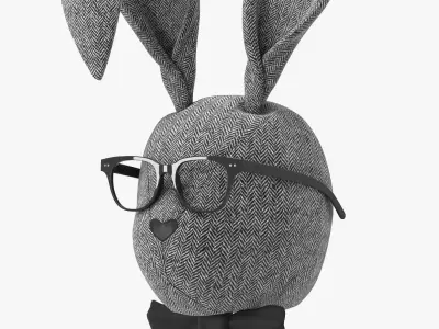 Soft Rabbit - Hopper 3D model