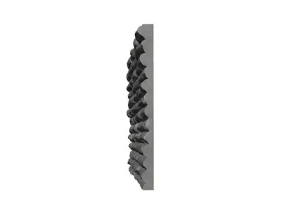 Grey Limestone Wall Panel 3D model