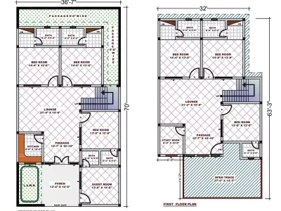 HOUSE 3D MODEL  WITH AUTOCAD DWG FILE COMPLETE SETUP  3D model