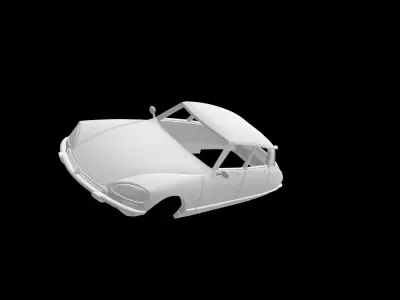Citroen DS21 3D print model