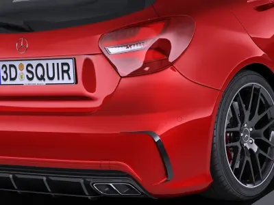 Mercedes A45 AMG 2017 3D model
