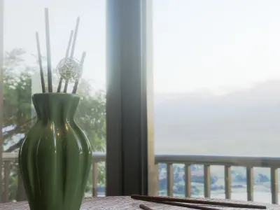 Decorative Vase Low-poly 3D model