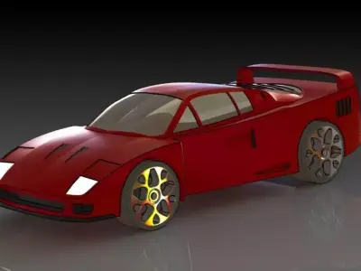 Ferrari F40 Free 3D print model