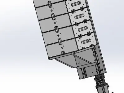 Stacking mechanism-loading  mechanism 3D model