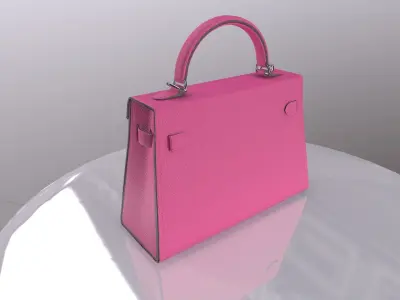 Woman Handbag Low-poly 3D model
