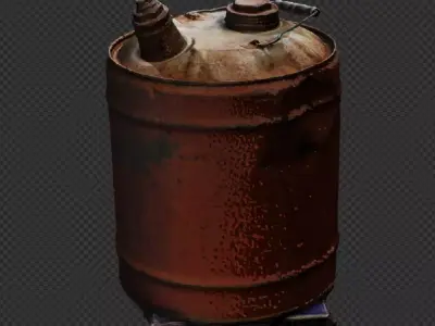 Old Oil Canaster  3D model