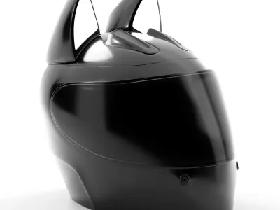 Cat Ear Helmet 3D model