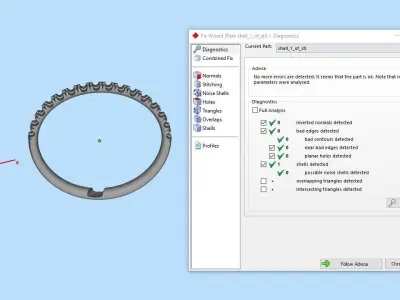 Jewelry Ring Gold 3D print model