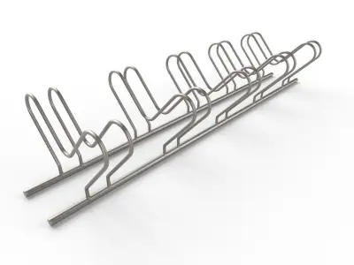 Bike Rack M10 Low-poly 3D model