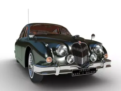 Jaguar Mark II Saloon MK2 1957 3D model
