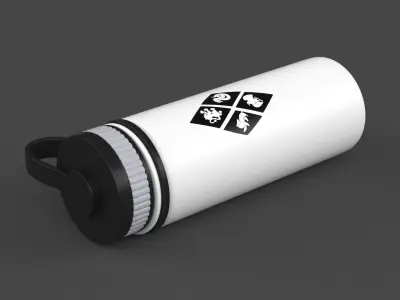 Water Bottle 3D model 42