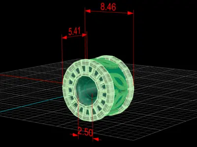 Exclusive Ring and pendants 3D Model Luxury - Design  3D print model