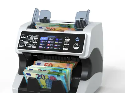 money Counter machine  3D model
