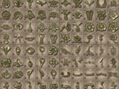 Ornamental Alphas Vol 01 Texture