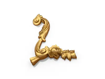 Classic decor ornament 91  3D model