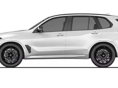 SUV X5M Competition 2024 3D model