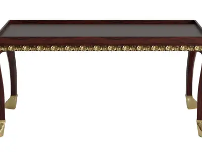 Small Regency Cocktail Table 3D model